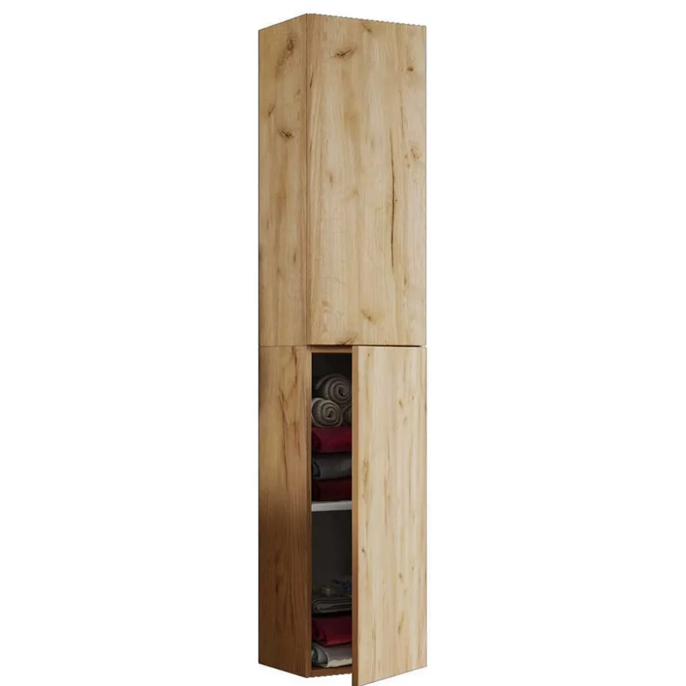 Badmöbel Set Holzoptik Cudalo