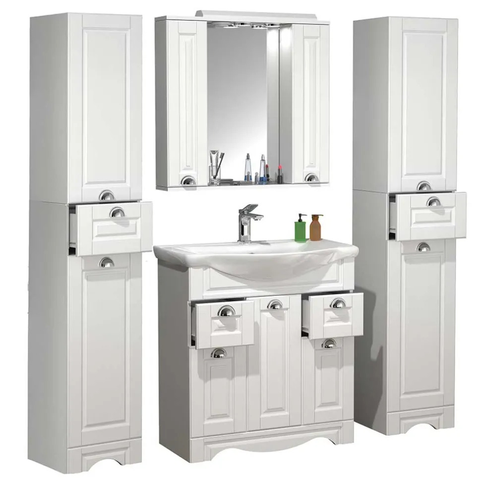 Badmöbel Set Landhausstil Exmadura
