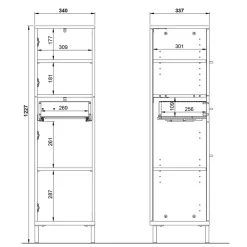 Badmidischrank Elise