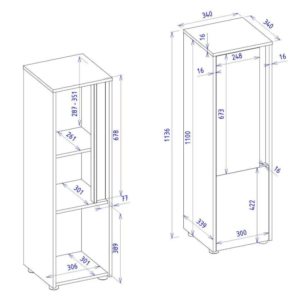 Badmidischrank Rascian