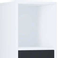 Badschrank Schwarz Weiß Panales
