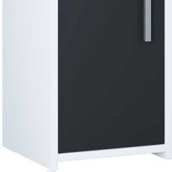 Badschrank Schwarz Weiß Panales