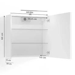Badspiegelschrank Dartino