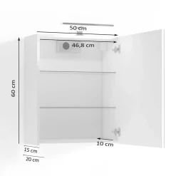 Badspiegelschrank Dartino