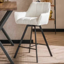 Barhocker mit Lehne Brasatura