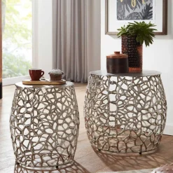 Beistelltisch Set Metall Curtis