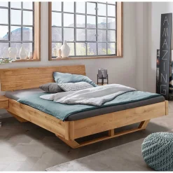 Bett mit Holzkufe Tamyno