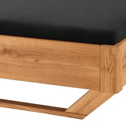 Bett mit Holzkufe Tamyno