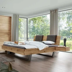 Bett mit Nachtkonsolen Vercion