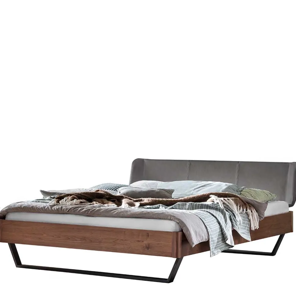 Bett mit Polster Kopfteil Lavenci