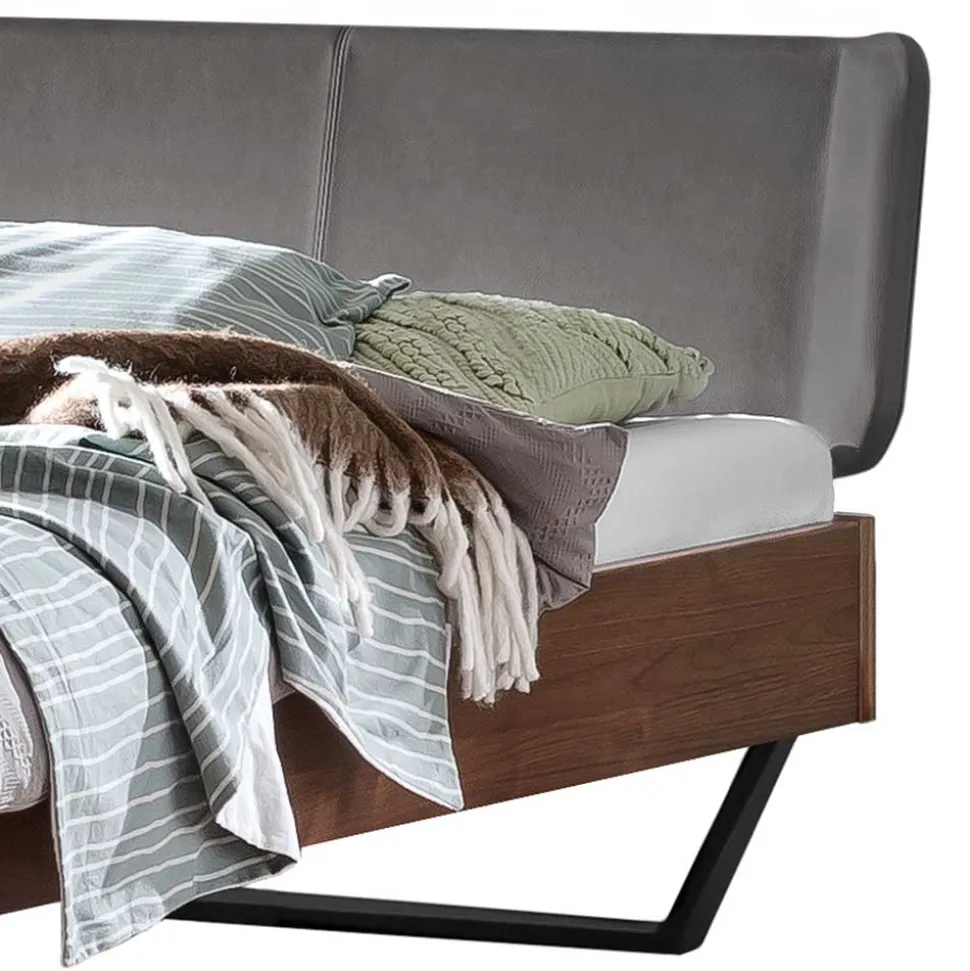 Bett mit Polster Kopfteil Lavenci
