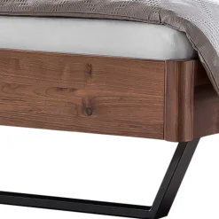 Bett mit Polster Kopfteil Lavenci