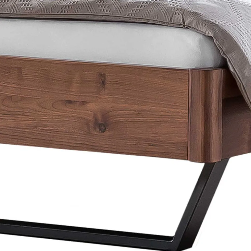 Bett mit Polster Kopfteil Lavenci