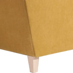 Big Sessel gelb Velours Mason