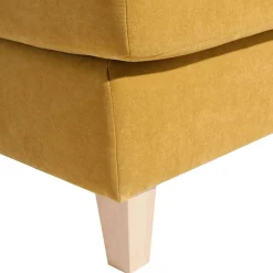 Big Sessel gelb Velours Mason