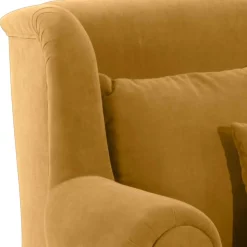 Bigsessel gelb Velours Sylvie