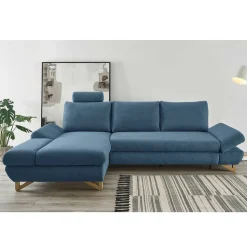 Blaue Polsterecke Envus