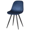 Blauer Samt Stuhl Set Loerena