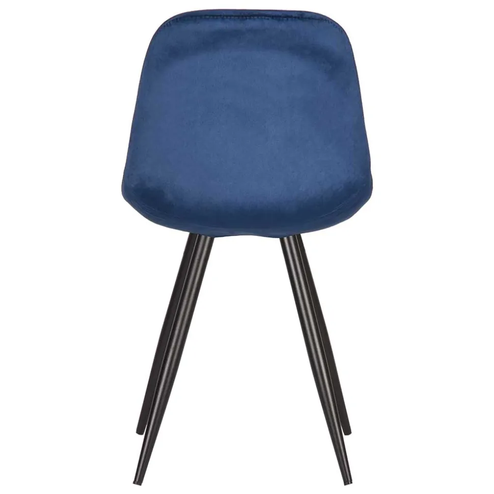 Blauer Samt Stuhl Set Loerena