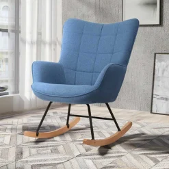 Blauer Schaukelsessel Conzuela