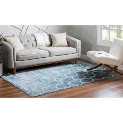 Blauer Teppich Acasa