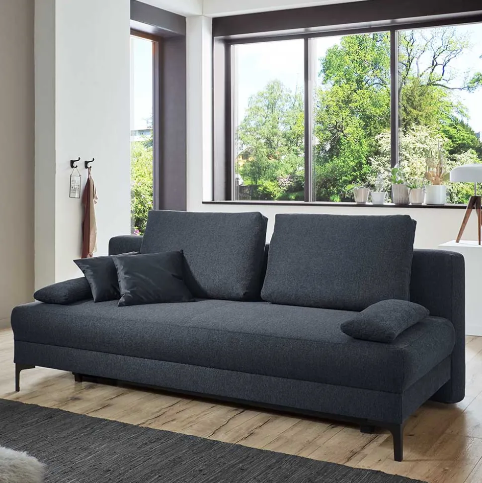 Blaues Schlafsofa Ramoro