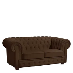 Braune Ledercouch Madita