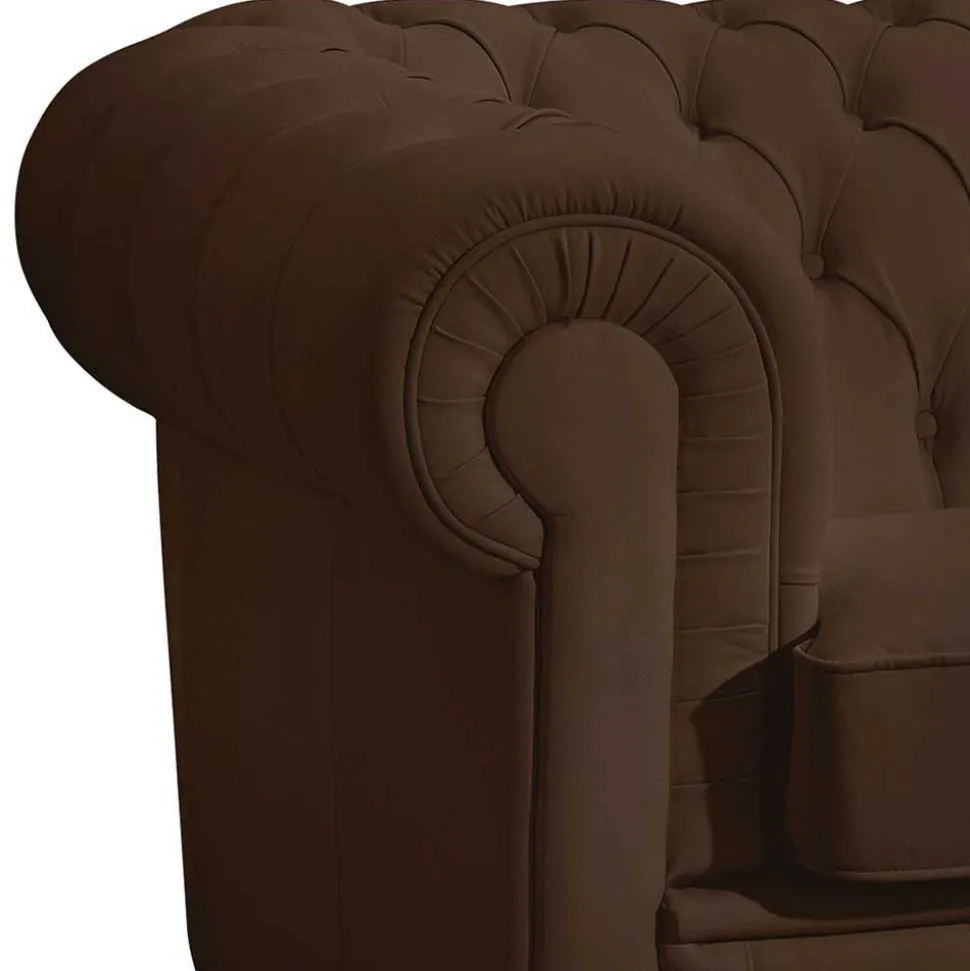 Braune Ledercouch Madita