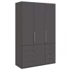 Brauner Jugendkleiderschrank Flinu