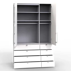 Brauner Jugendkleiderschrank Flinu