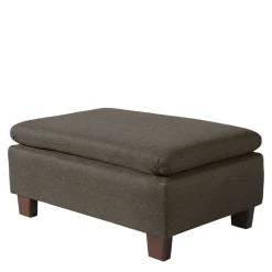 Brauner Polsterhocker Zyrano