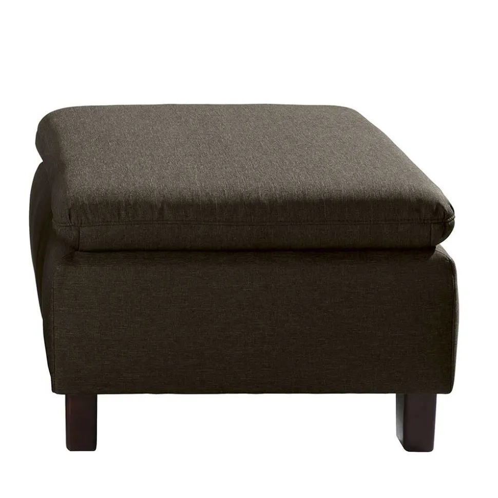 Brauner Polsterhocker Zyrano