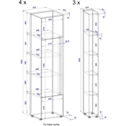 Büro Schrank Set Rascian