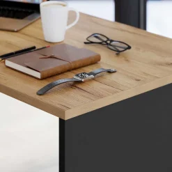 Bürotisch mit Rollcontainer Charin