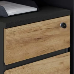 Bürotisch mit Rollcontainer Charin