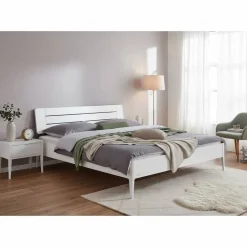 Buche massiv Doppelbett Visita