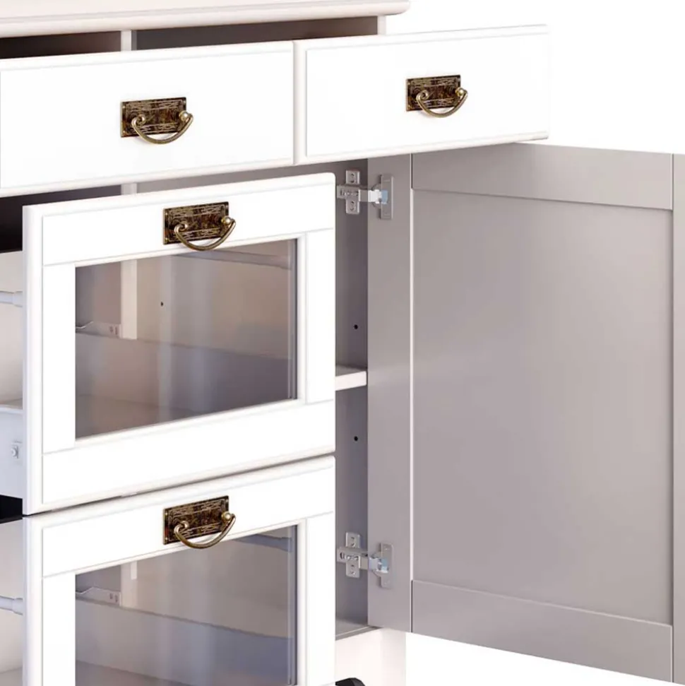 Buffetschrank Weiß Henjov