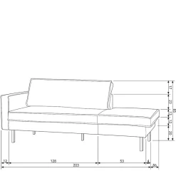 Chaiselongue Kiano