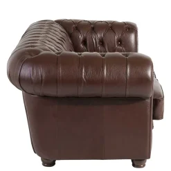 Chesterfield Leder Couch Leandra