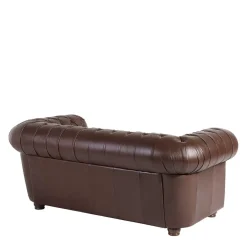 Chesterfield Leder Couch Leandra