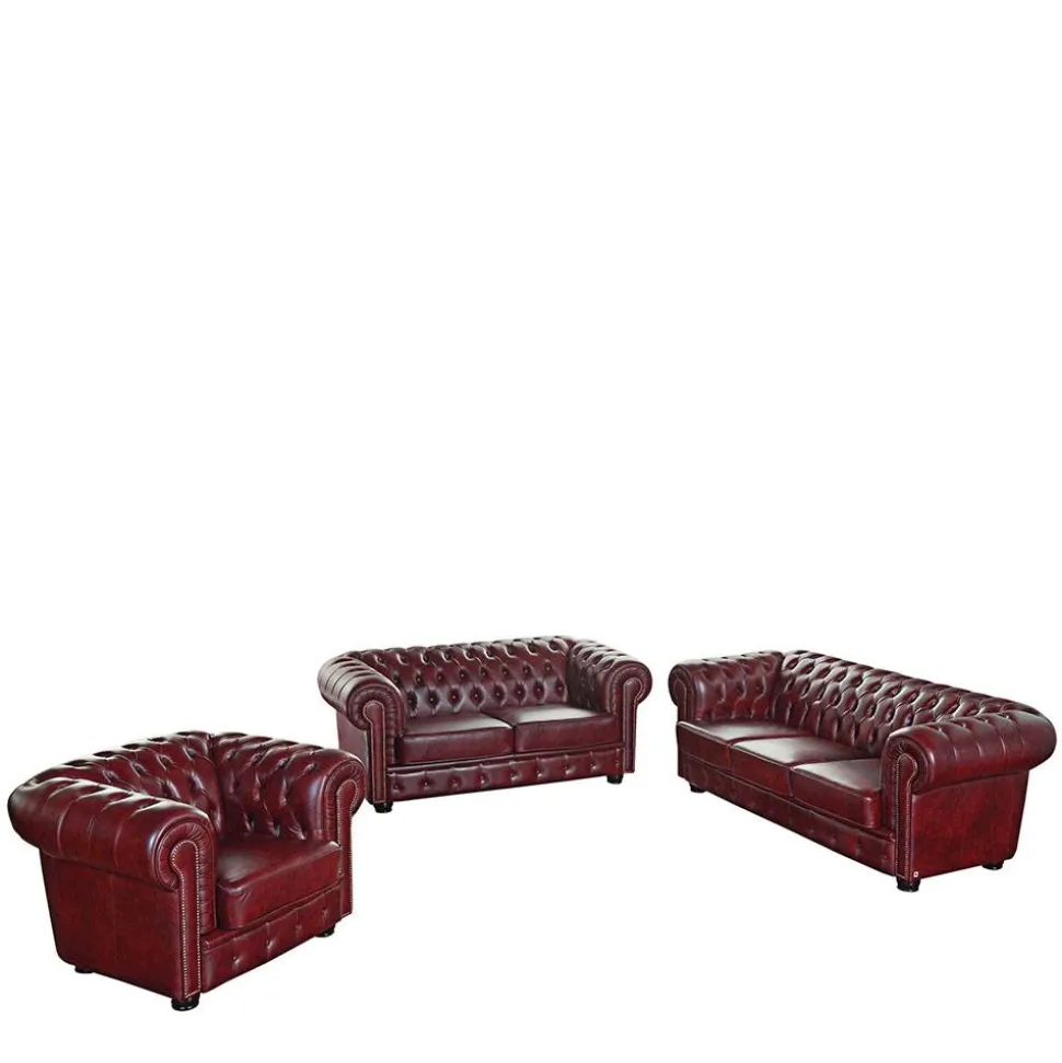 Chesterfield Polster Sitzgruppe Donniro