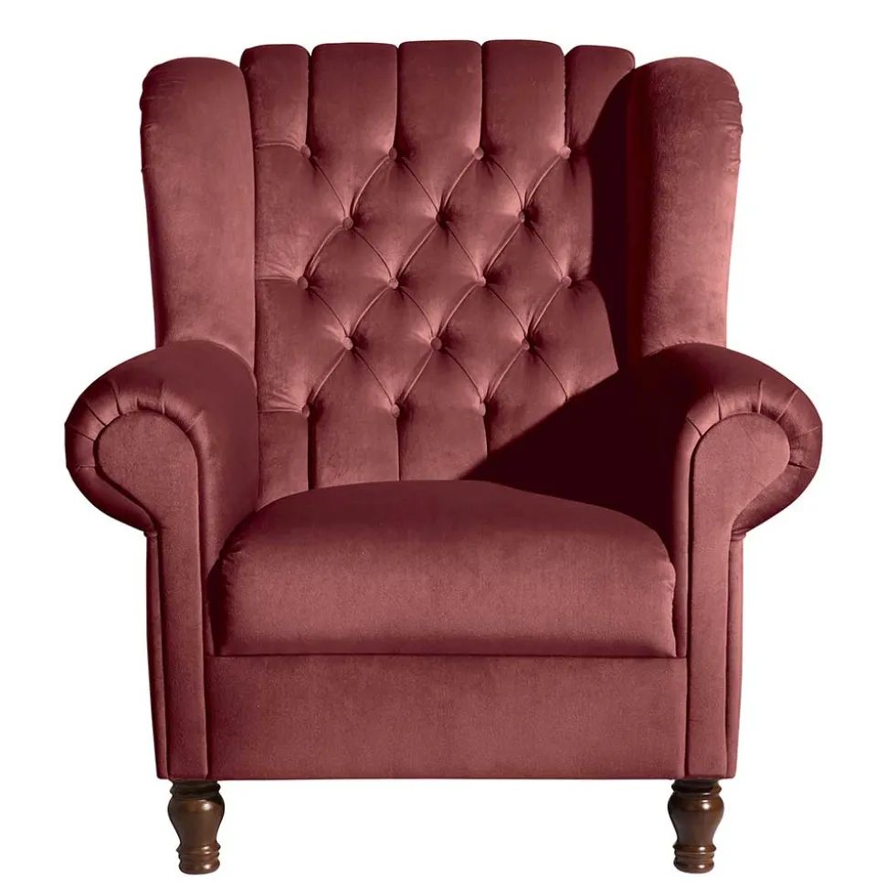 Chesterfieldsessel Samt Lavaco