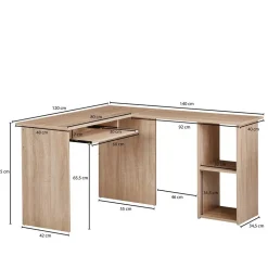 Computereckschreibtisch Vilas