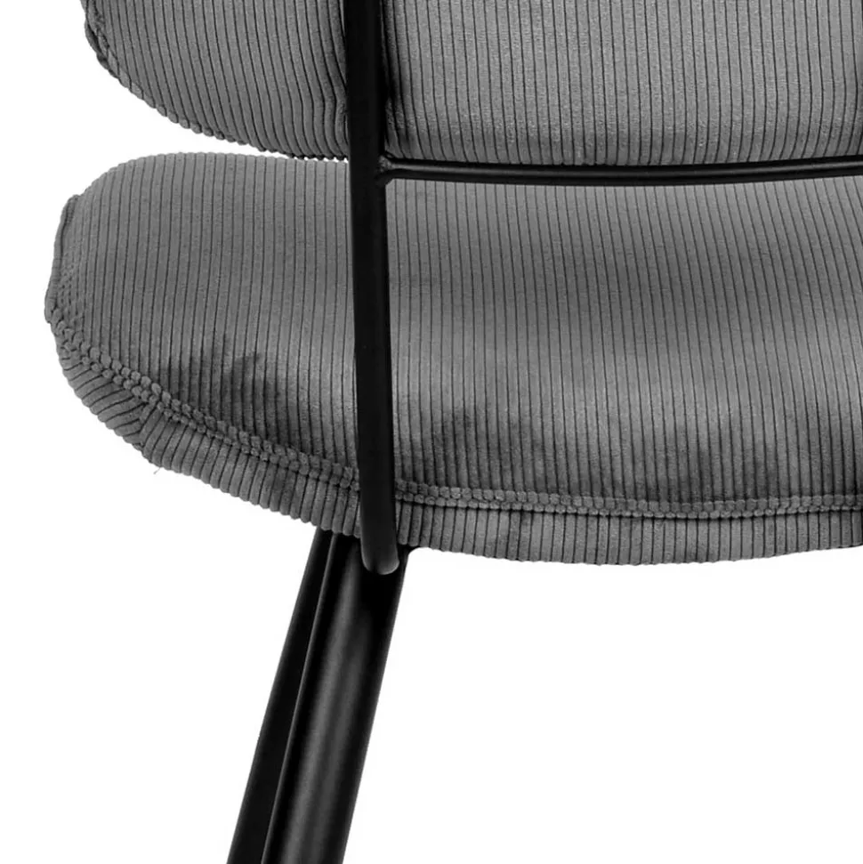 Cord Polsterstuhl Set Candabria