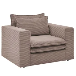 Cord Sessel und Hocker Mejan