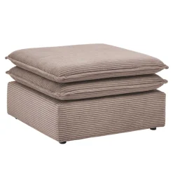 Cord Sessel und Hocker Mejan