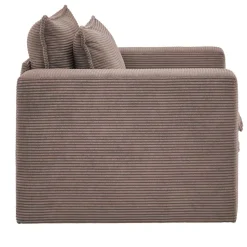Cord Sessel und Hocker Mejan