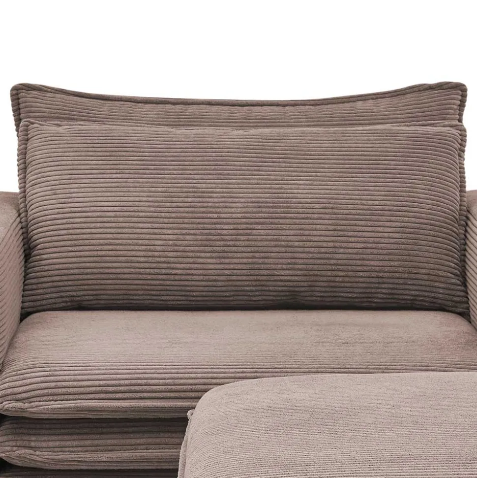 Cord Sessel und Hocker Mejan