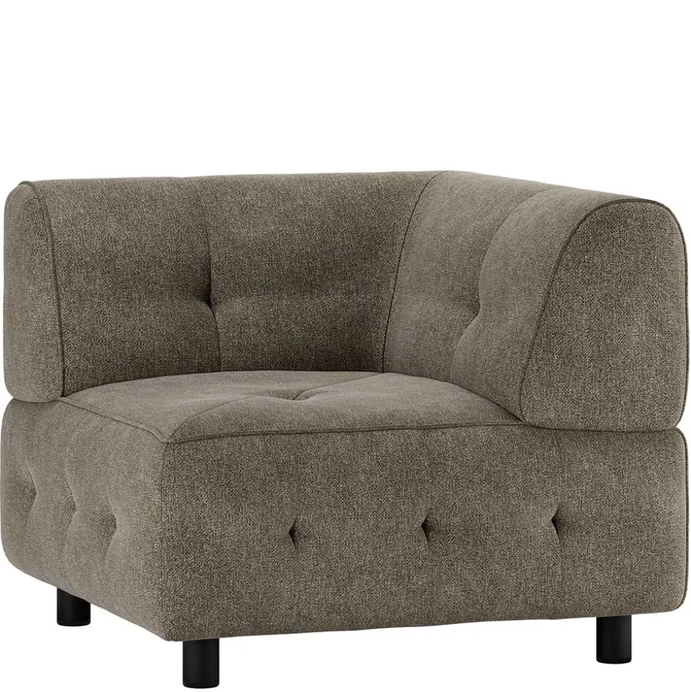 Couch Eckelement Flachgewebe Zitalian