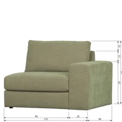 Couch Element mit Armlehne rechts Karyon